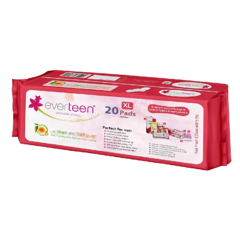 Everteen XL Soft Neem-Safflower Sanitary Pads, 20 Pads-8.webp